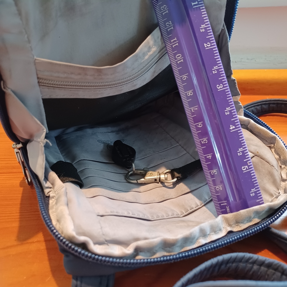 TRAVELON cross-body security purse